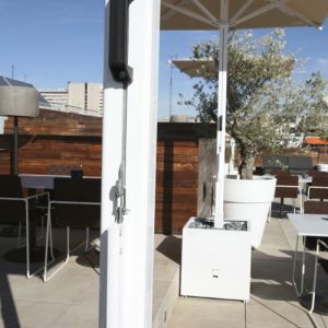 Mast with Indus parasol handle
